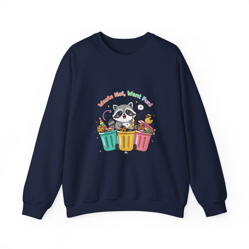 Trash Panda Christmas Crewneck Sweatshirt | cute raccoon holiday tee
