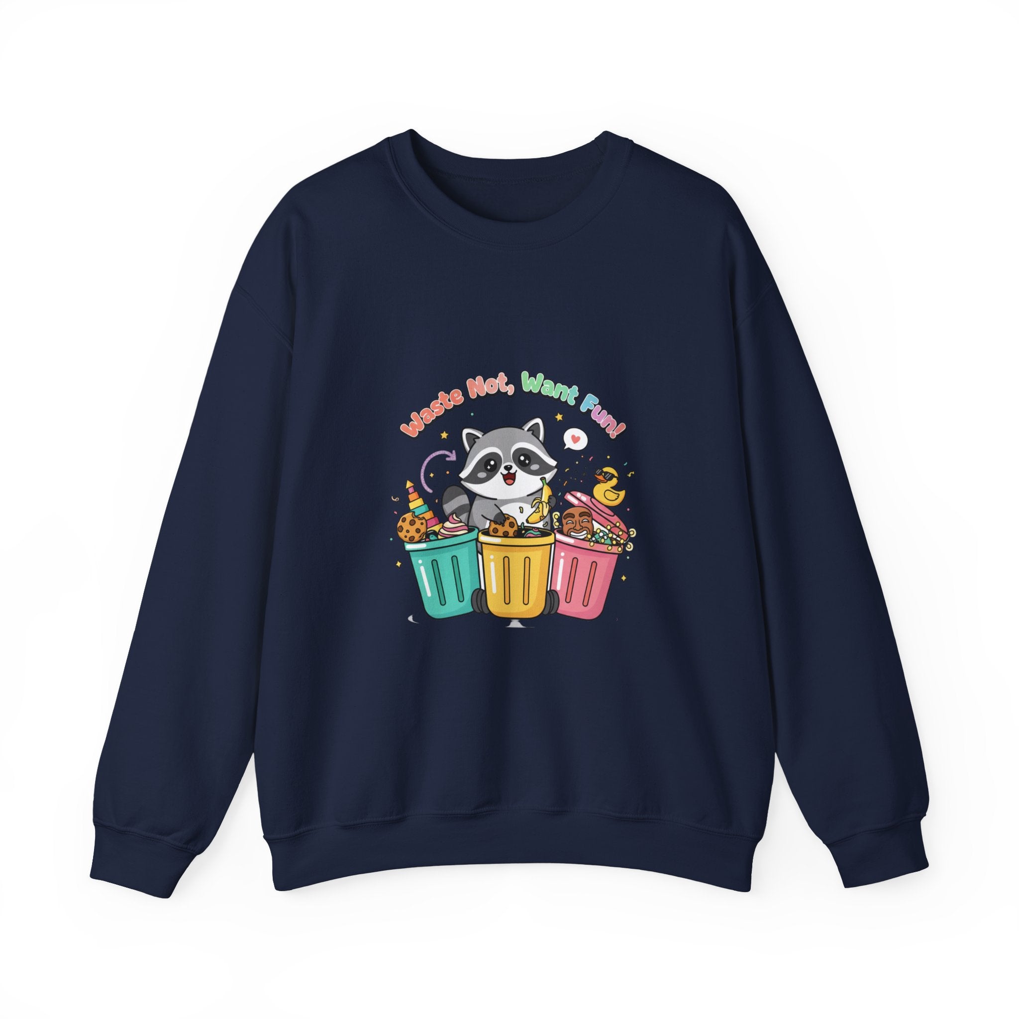 Trash Panda Christmas Crewneck Sweatshirt | cute raccoon holiday tee