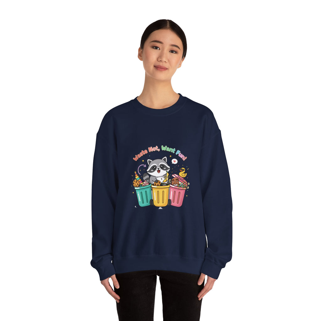 Trash Panda Christmas Crewneck Sweatshirt | cute raccoon holiday tee