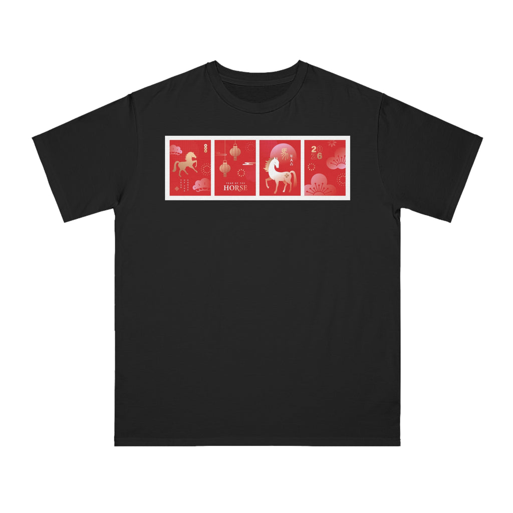 Horse Trio Graphic T-Shirt — Red Lunar Design