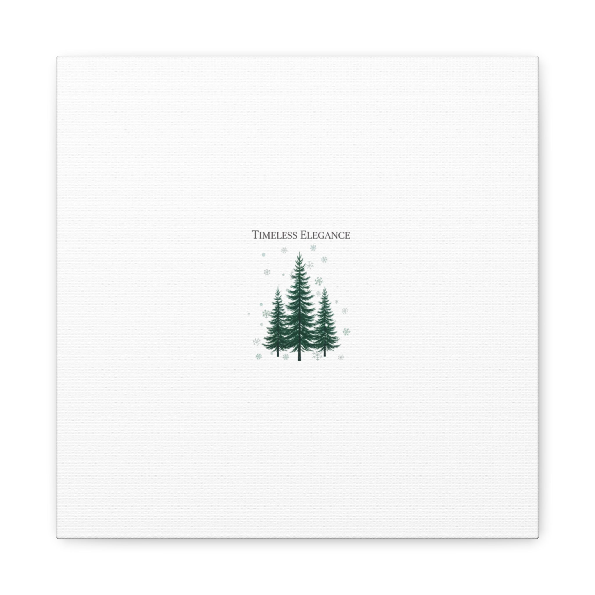 Timeless Elegance Pine Trio Canvas | heritage style Christmas, quiet luxury decor