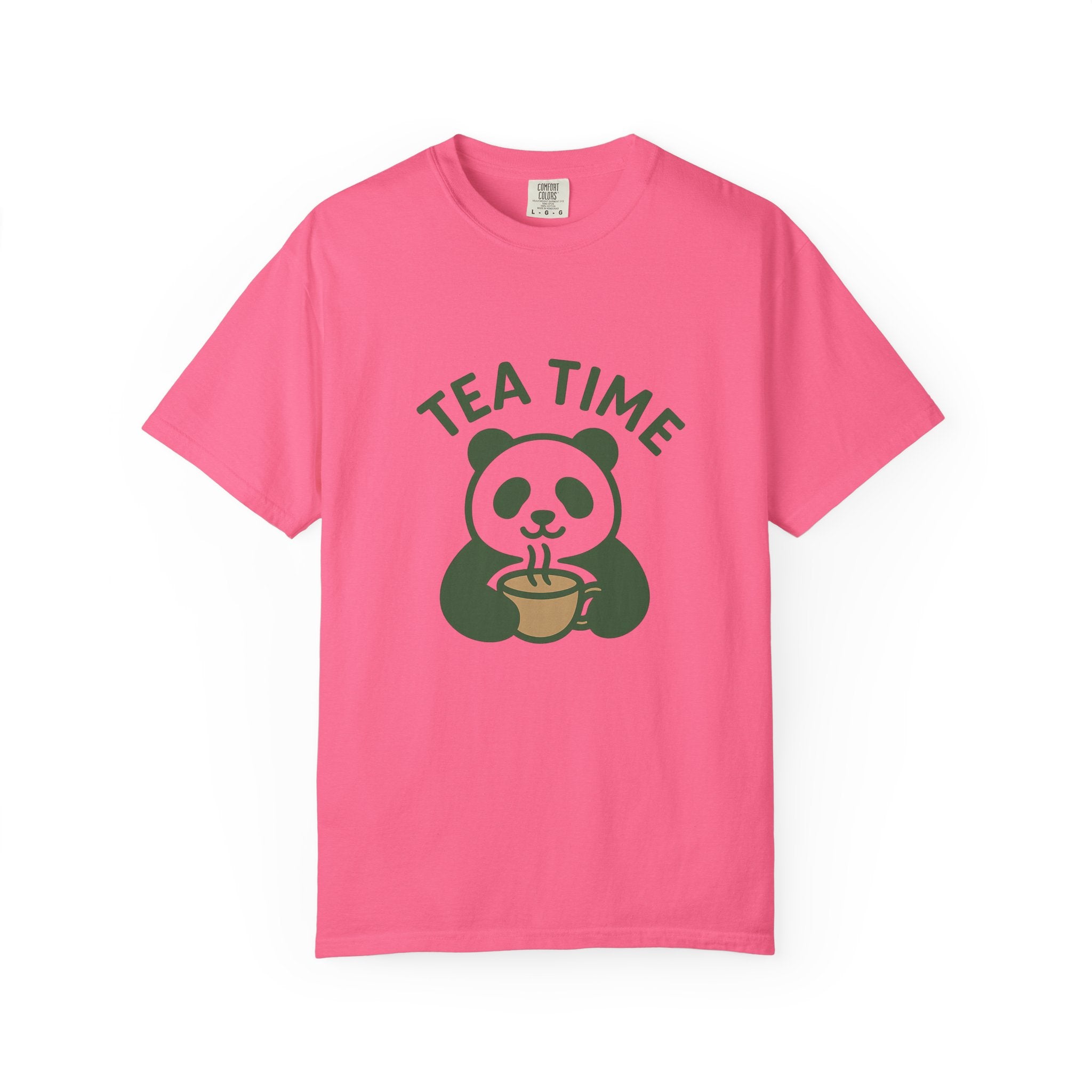 Panda Tea Relaxed T-Shirt — Mindful Tea Lover Tee